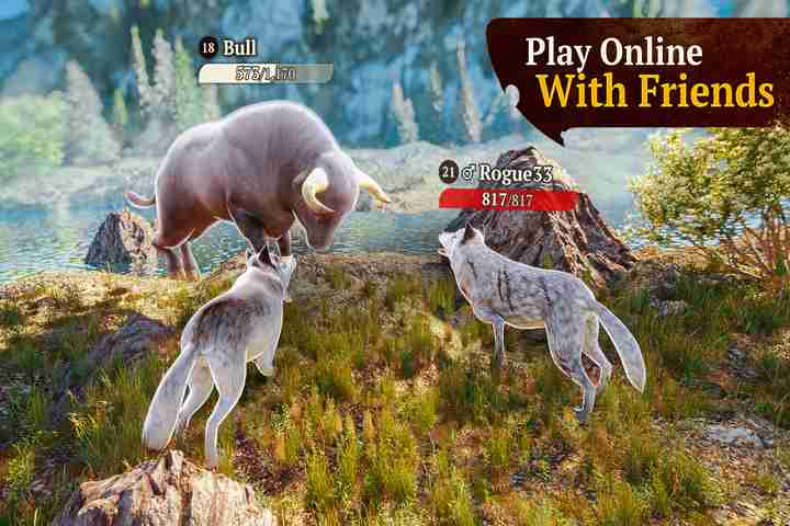 The Wolf MOD APK Play with friends